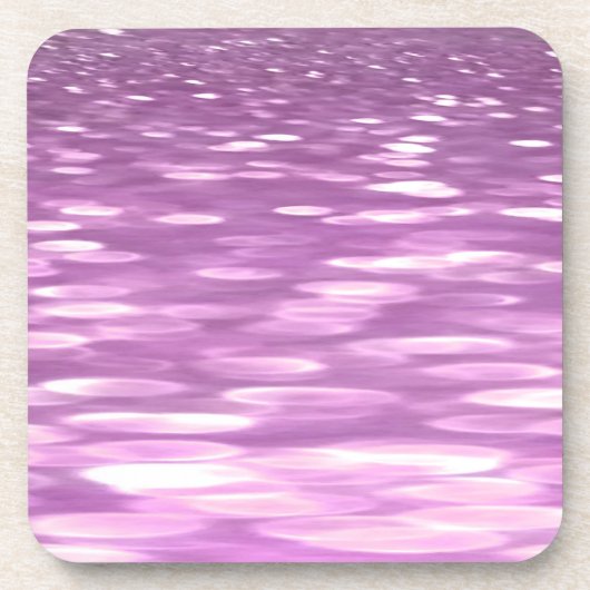 Abstrakte Nummer 3: Lilac Shimmer Untersetzer (Vorderseite)