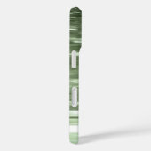 Abstrakte Nummer 3: Olive green unschärfe Case Mat (Rückseite / Rechts)