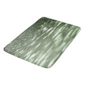 Abstrakte Nummer 3: Olive green verschwur Badematte (Schrägansicht)