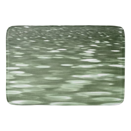 Abstrakte Nummer 3: Olive green verschwur Badematte (Vorderseite)