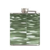 Abstrakte Nummer 3: Olive green verschwur Flachmann (Rückseite)