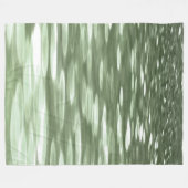 Abstrakte Nummer 3: Olive green verschwur Fleecedecke (Vorderseite (Horizontal))
