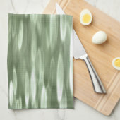 Abstrakte Nummer 3: Olive green verschwur Handtuch (Viertel Falte)