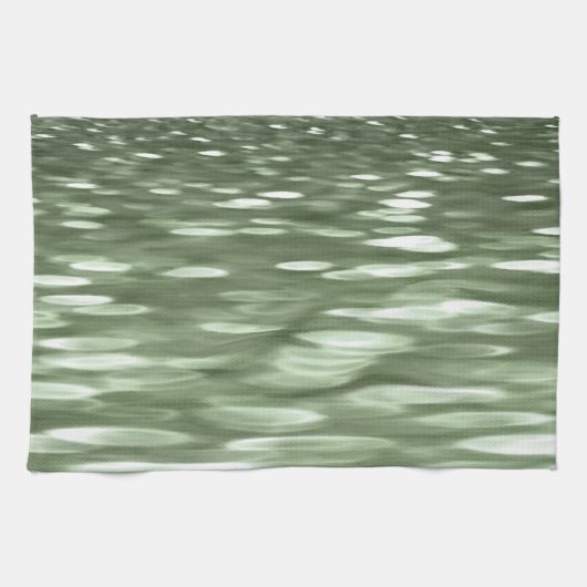 Abstrakte Nummer 3: Olive green verschwur Handtuch (Horizontal)