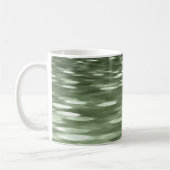 Abstrakte Nummer 3: Olive green verschwur Kaffeetasse (Links)