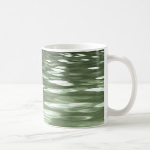 Abstrakte Nummer 3: Olive green verschwur Kaffeetasse