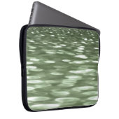 Abstrakte Nummer 3: Olive green verschwur Laptopschutzhülle (Vorne Rechts)
