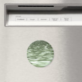 Abstrakte Nummer 3: Olive green verschwur Magnet (In Situ (Geschirrspüler))