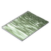 Abstrakte Nummer 3: Olive green verschwur Notizblock (Linke Seite)