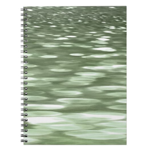 Abstrakte Nummer 3: Olive green verschwur Notizblock (Vorderseite)