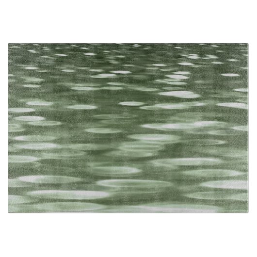 Abstrakte Nummer 3: Olive green verschwur Schneidebrett (Vorderseite)