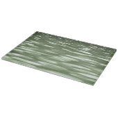 Abstrakte Nummer 3: Olive green verschwur Schneidebrett (Ecke)
