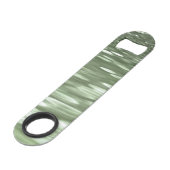 Abstrakte Nummer 3: Olive green verschwur Speed Flaschenöffner (Vorderseite Schrägansicht)
