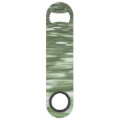 Abstrakte Nummer 3: Olive green verschwur Speed Flaschenöffner (Rückseite)