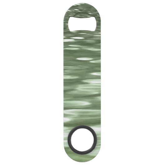 Abstrakte Nummer 3: Olive green verschwur Speed Flaschenöffner (Vorderseite)