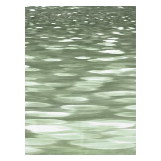 Abstrakte Nummer 3: Olive green verschwur Tischdecke (Vorderseite)