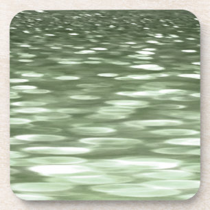 Abstrakte Nummer 3: Olive green verschwur Untersetzer