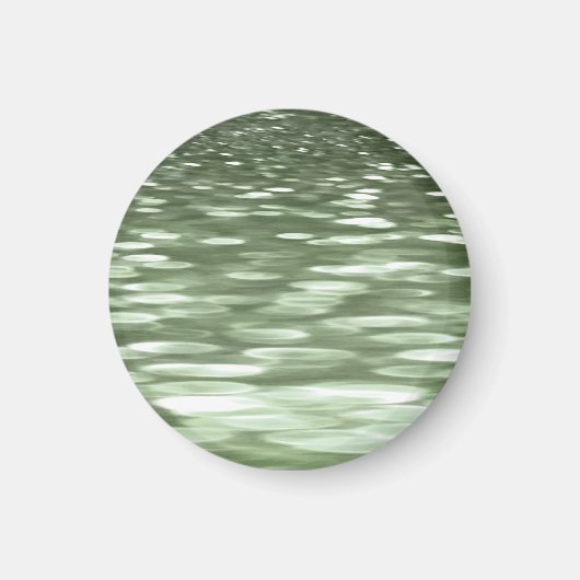 Abstrakte Nummer 3: Olivgrün Magnet (Vorne)