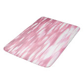 Abstrakte Nummer 3: Pink Shimmer Badematte (Schrägansicht)