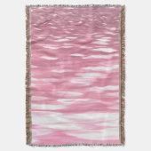 Abstrakte Nummer 3: Pink Shimmer Decke (Vorderseite Vertikal)
