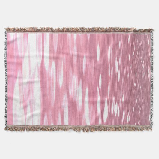 Abstrakte Nummer 3: Pink Shimmer Decke (Vorderseite)
