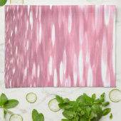 Abstrakte Nummer 3: Pink Shimmer Geschirrtuch (Gefaltet)