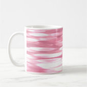 Abstrakte Nummer 3: Pink Shimmer Kaffeetasse (Links)
