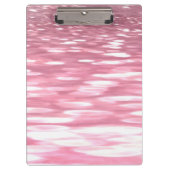 Abstrakte Nummer 3: Pink Shimmer Klemmbrett (Vorderseite)