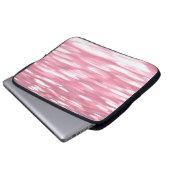 Abstrakte Nummer 3: Pink Shimmer Laptopschutzhülle (Vorne Knopf)