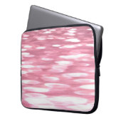Abstrakte Nummer 3: Pink Shimmer Laptopschutzhülle (Vorderseite Links)