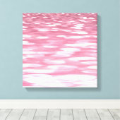 Abstrakte Nummer 3: Pink Shimmer Leinwanddruck (Insitu (Holzboden))