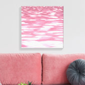 Abstrakte Nummer 3: Pink Shimmer Leinwanddruck (Insitu (Wohnzimmer))