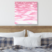 Abstrakte Nummer 3: Pink Shimmer Leinwanddruck (Insitu (Schlafzimmer))