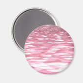 Abstrakte Nummer 3: Pink Shimmer Magnet (Vorderseite/Rückseite)