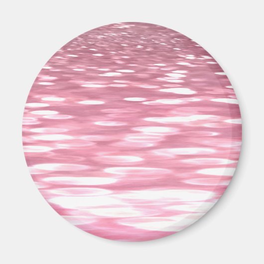 Abstrakte Nummer 3: Pink Shimmer Magnet (Vorne)