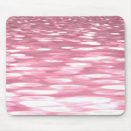 Abstrakte Nummer 3: Pink Shimmer Mousepad (Vorne)
