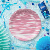 Abstrakte Nummer 3: Pink Shimmer Pappteller (Party)