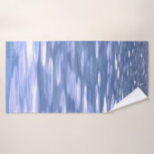 Abstrakte Nummer 3: Pulverblau-Schimmer Badehandtuch (Badehandtuch)