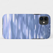 Abstrakte Nummer 3: Pulverblau-Schimmer Case-Mate iPhone Hülle (Rückseite (Horizontal))