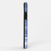 Abstrakte Nummer 3: Pulverblau-Schimmer Case-Mate iPhone Hülle (Hinten/Rechts)