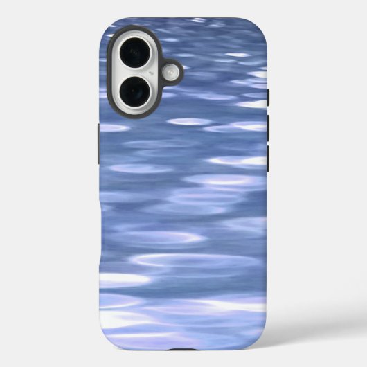 Abstrakte Nummer 3: Pulverblau-Schimmer Case-Mate iPhone Hülle (Rückseite)