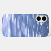 Abstrakte Nummer 3: Pulverblau-Schimmer Case-Mate iPhone Hülle (Rückseite (Horizontal))