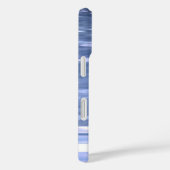 Abstrakte Nummer 3: Pulverblau-Schimmer Case-Mate iPhone Hülle (Rückseite / Rechts)