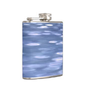Abstrakte Nummer 3: Pulverblau-Schimmer Flachmann (Rechts)