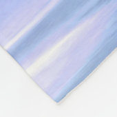 Abstrakte Nummer 3: Pulverblau-Schimmer Fleecedecke (Ecke)