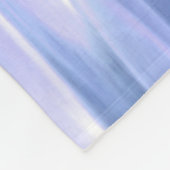 Abstrakte Nummer 3: Pulverblau-Schimmer Fleecedecke (Ecke)