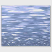 Abstrakte Nummer 3: Pulverblau-Schimmer Geschenkpapier (Flach)