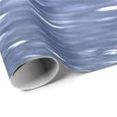 Abstrakte Nummer 3: Pulverblau-Schimmer Geschenkpapier (Rolleneckpunkt)