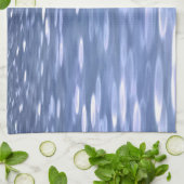 Abstrakte Nummer 3: Pulverblau-Schimmer Handtuch (Gefaltet)