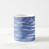 Abstrakte Nummer 3: Pulverblau-Schimmer Kaffeetasse (Mittel)